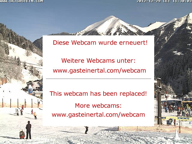 Веб-камера на склоне Бад Гастайн, Австрия