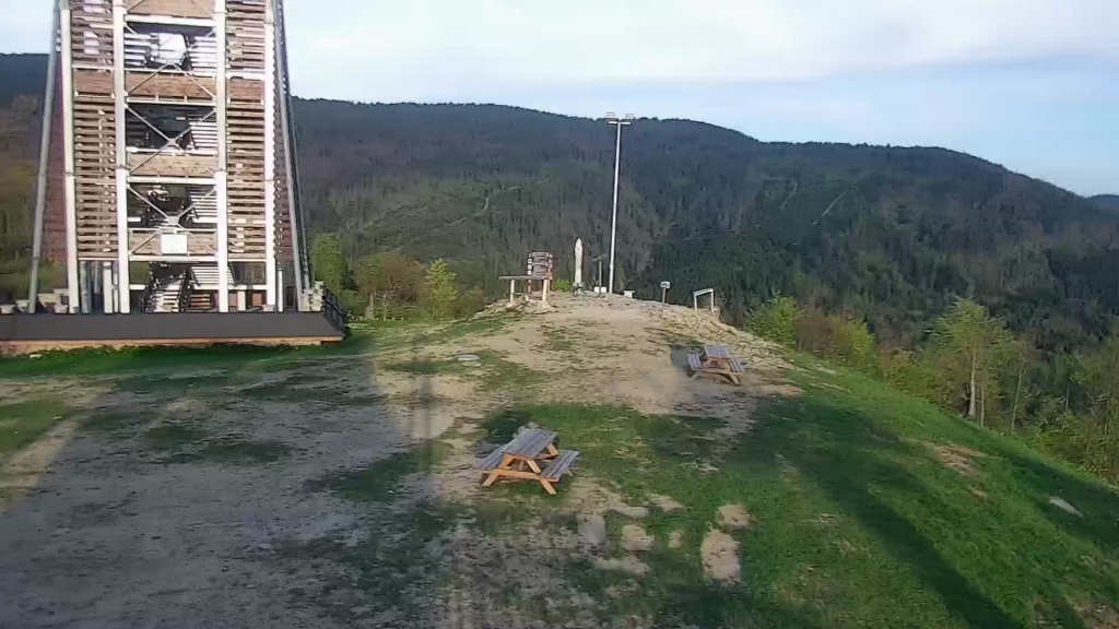 Веб-камера на склоне Завоя, Польша